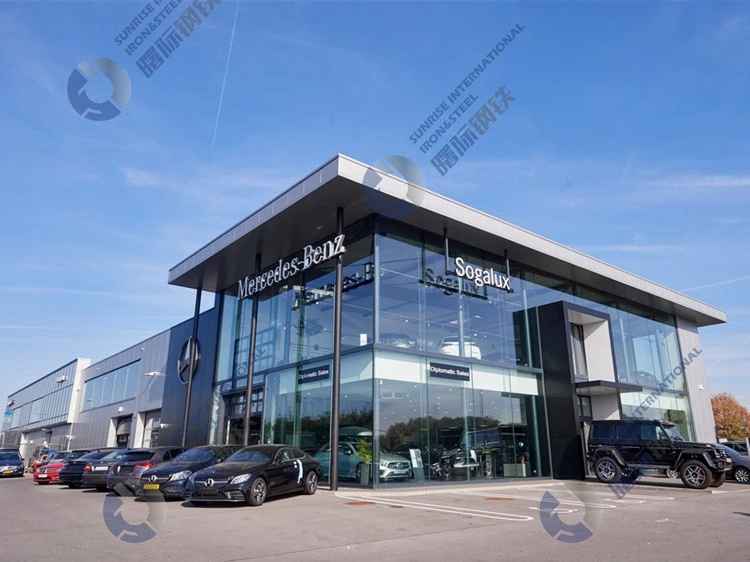 prefab steel 4s car showroom4