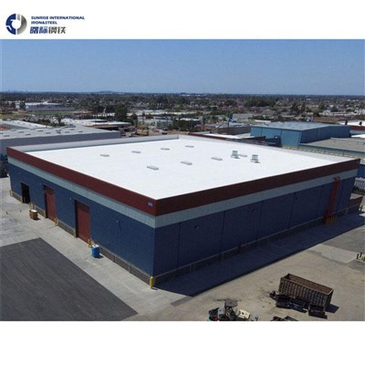 Stållagerbygningskonstruktion